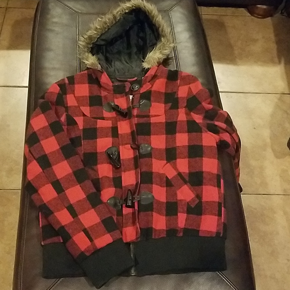 Lumberjack style coat... WORN ONCE!